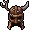 antler-horn helmet